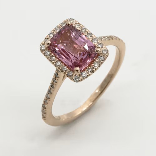 pink diamond ring
